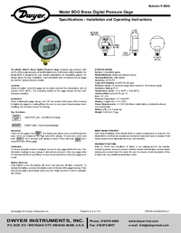 Thumbnail of document Manual - BDG-01 Brass Digital Pressure Gage